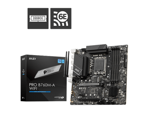 3690-MSI PRO B760M A WIFI MOTHERBOARD