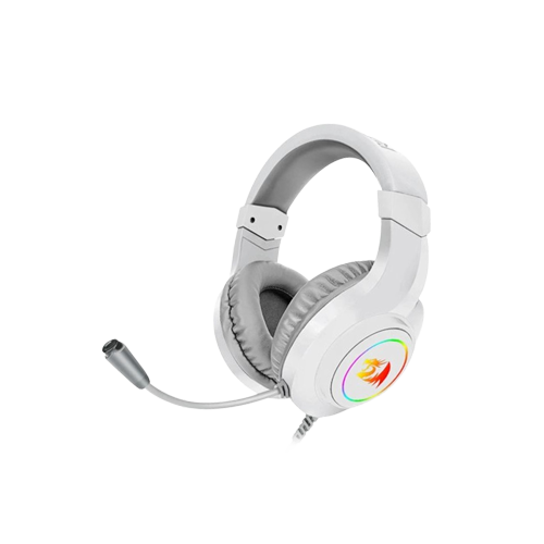 5770-Redragon HYLAS H260 Wired White Gaming Headset
