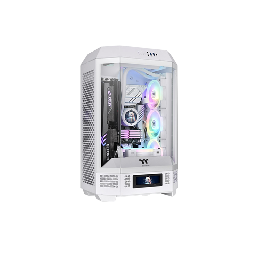 4290-Thermaltake The Tower 300 Micro Snow White Gaming Casing