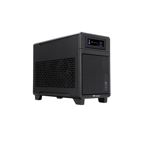 6547-Thermaltake TR100 Mini Tower Black Gaming Casing