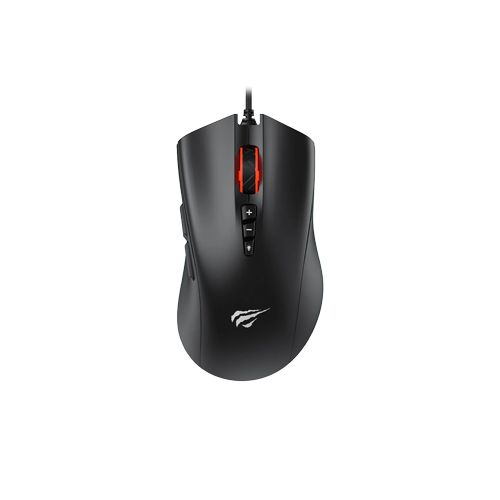 40161-HAVIT MS1040 RGB Backlit Gaming Mouse - Black