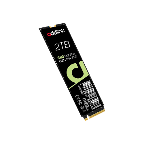 5325-ADDLINK S93 2TB M.2 2280 PCIe GEN4X4 NVMe 1.4  ( Up to R:7400 ,W:6500)