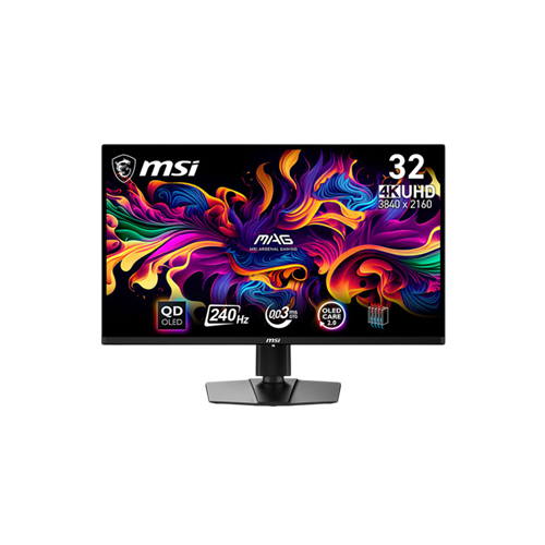 6985-MSI MPG 321URX 32 Inch QD-OLED 4K (3840x2160) 240Hz Gaming Monitor