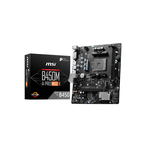 Thumbnail-MSI B450M-A Max II Motherboard (Used)