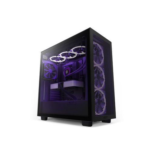 3513-NZXT H7 FLOW RGB BLACK ATX MID TOWER CASE