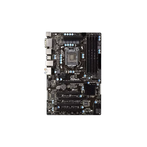 3314-ASROCK H77 2 RAM SLOT GAMING MOTHERBOARD (USED)