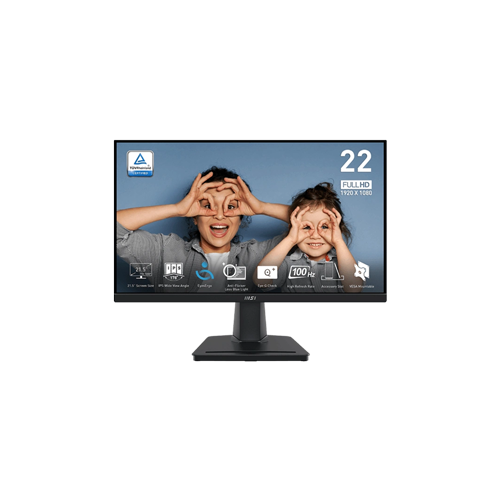 39820-MSI PRO MP225 E12VL 21.5" FHD 120HZ IPS MONITOR