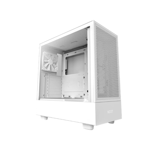 3671-NZXT H5 FLOW ATX MID TOWER WHITE CASE