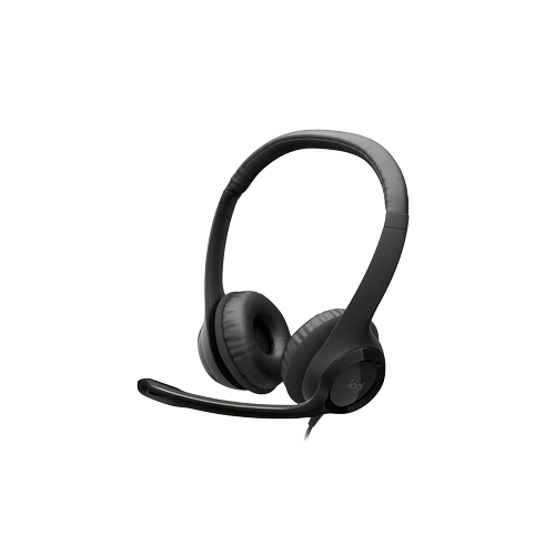 6285-Logitech H390 Usb Noise Cancelling Headset