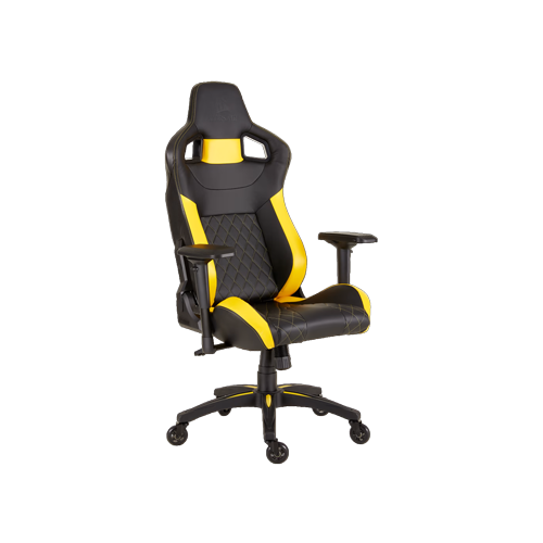 Thumbnail-CORSAIR T1 RACE BLACK & YELLOW GAMING CHAIR