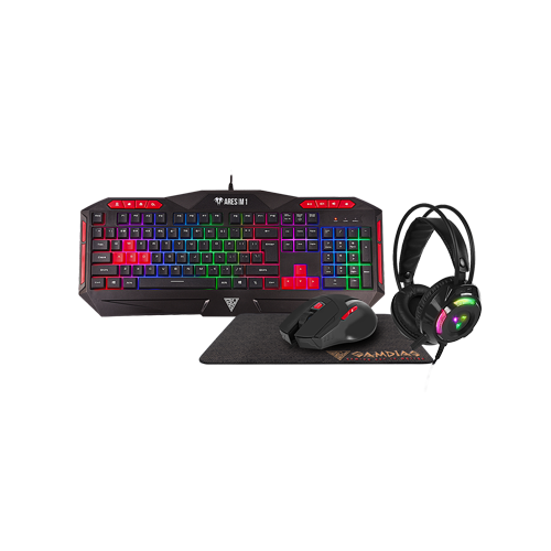 3940-GAMDIAS POSEIDON M2 4-IN-1 GAMING COMBO POSEIDON M2