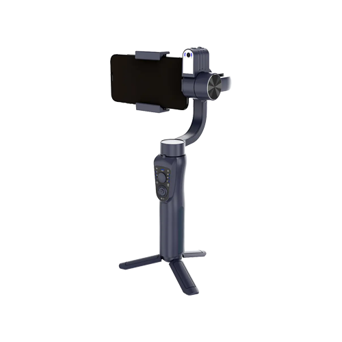 Thumbnail-Porodo LFS035 3-Axis Ai Tracker & Light Gimbal Stabilizer - Black