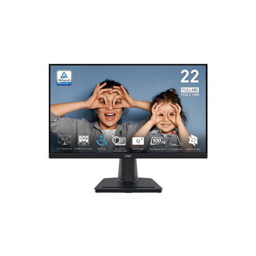 39064-MSI Pro MP225V 22" 100Hz Frameless Monitor