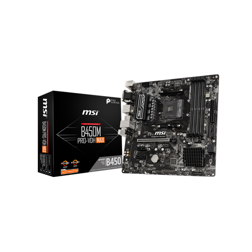 3841-MSI B450M PRO VDH MAX DDR4 MOTHERBOARD