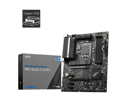 2676-MSI PRO B660 A DDR4 MOTHERBOARD