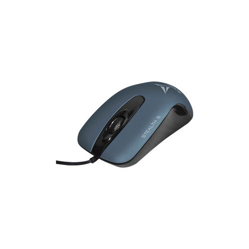 4652-Alcatroz Stealth 5 Wired Silent Mouse - Dark Blue