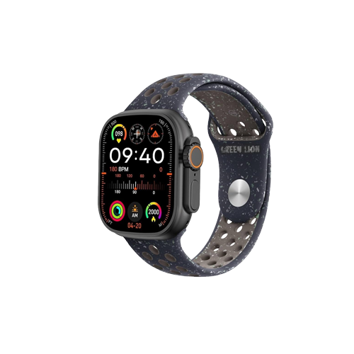 5019-Green Lion Ultra Active Smart Watch - Midnight Sky Nike Sport+ Nylon Black