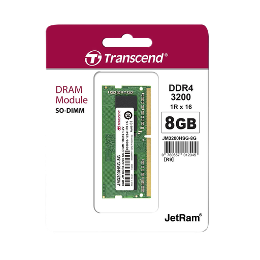 1664-TRANSCEND DDR4 3200 8GB LAP RAM