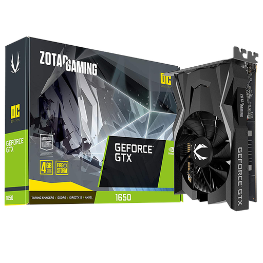 1684-ZOTAC GTX 1650 4GB OC GRAPHIC CARD