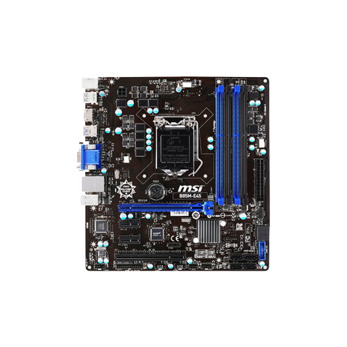 4581-MSI B85M-E45 4 Ram Slot Motherboard (Used)