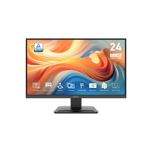 39091-MSI Pro MP243L E14 24.5" 144Hz 1ms FHD Monitor