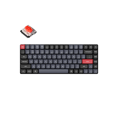 4183-Keychron K3 Pro K3P-H1 Red Switch RGB QMK/VIA Wireless Custom Mechanical Keyboard