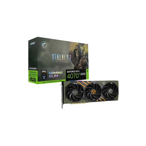 MSI Geforce RTX 4070 TI Super Gaming SLIM 16GB GDDR6X STALKER 2 EDITION