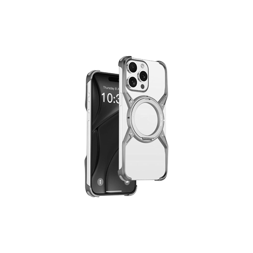 Green Lion Edge X MagSafe Bezel Less Case for iPhone 16 Pro - Gray