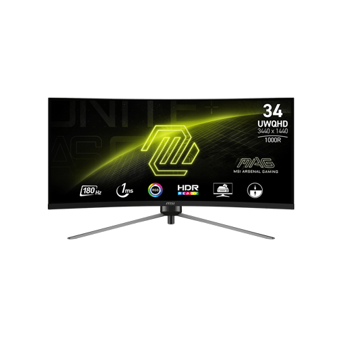 6630-MSI MAG 342CQR E2 34" UWQHD (3440 X 1440) 180 1ms Adaptive Sync Gaming Monitor