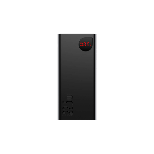 Baseus Adaman 40000mAh | 22.5W  - Black Digital Display Fast Charge Power Bank