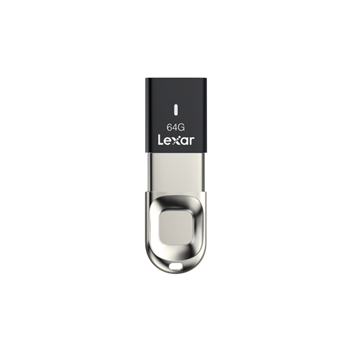 4776-Lexar 64GB JumpDrive Fingerprint F35USM 3.0 Flash Drive