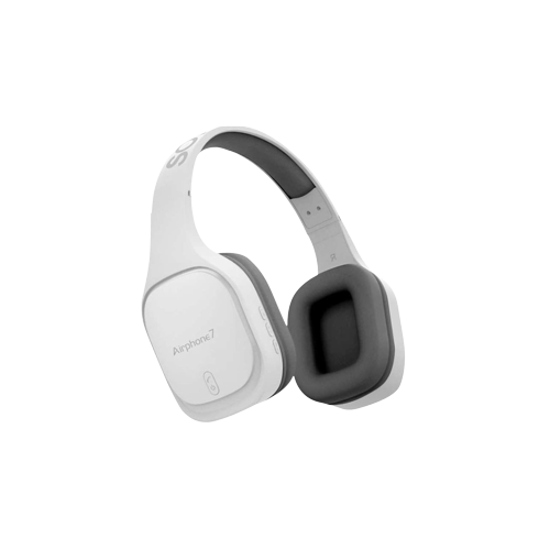 6817-Sonicgear Airphone 7 Wireless Headset - White Grey