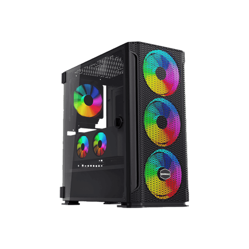 1283-RAIDMAX F01 ARGB GAMING CASING WITH 04 ARGB FAN