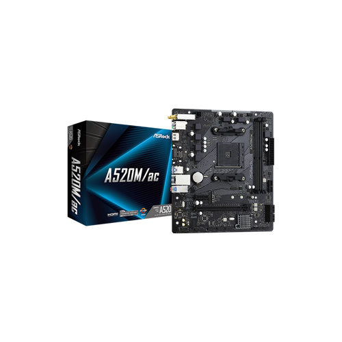 40219-ASROCK A520M-AC DDR4 MOTHERBOARD