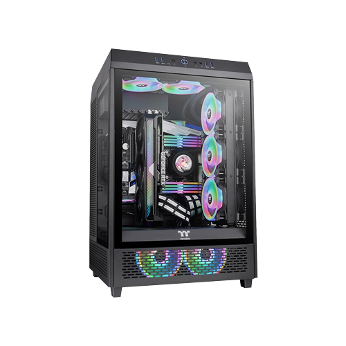 3475-Thermaltake The Tower 500 Mid - Tower Black Gaming Casing