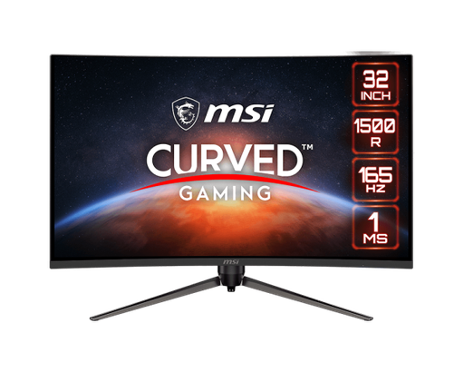 3015-MSI OPTIX AG321CQR 165HZ 1MS 2K CURVED GAMING MONITOR