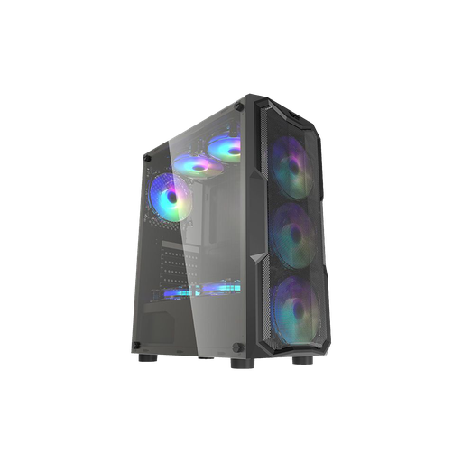 3244-DARK FLASH AQUARIUS MESH GAMING CASE (WITHOUT FAN)