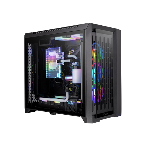 3473-Thermaltake CTE C750 TG Full - Tower Black A-RGB Gaming Casing With 03 ARGB Fans