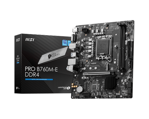 3842-MSI PRO B760M-E DDR4 Motherboard