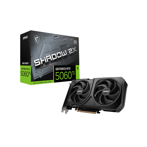 6569-MSI Geforce RTX 5060 TI Shadow 2X OC Plus 8GB GDDR7X