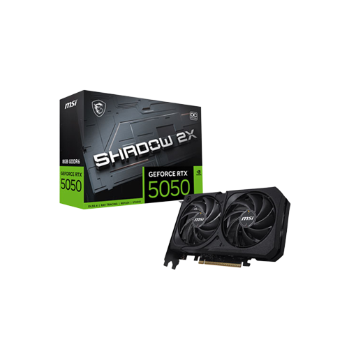 6753-MSI Geforce RTX 5050 Shadow 2X OC 8GB GDDR7X