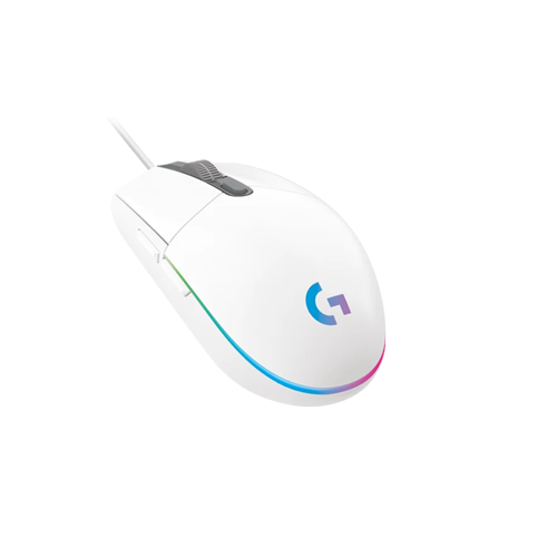 2097-Logitech G102 White RGB Gaming Mouse