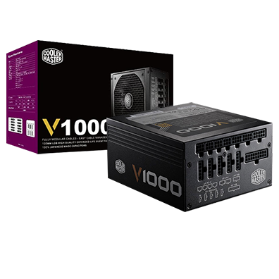 1925-COOLER MASTER V1000 1000W GOLD FULL MODULAR