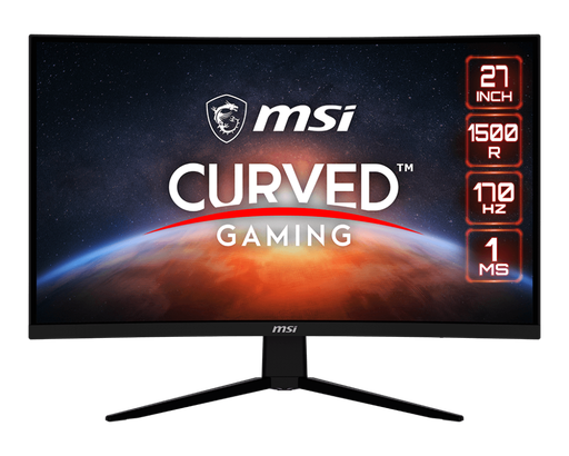 4029-MSI G273CQ 27'’ WQHD 170HZ 1440P CURVED GAMING MONITOR