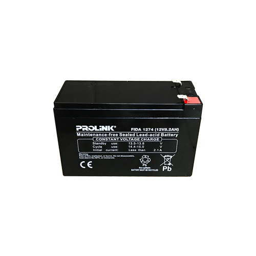 3310-Prolink FIDA 1274 - 12V 8.2AH Maintenance-Free Sealed Lead-Acid Battery