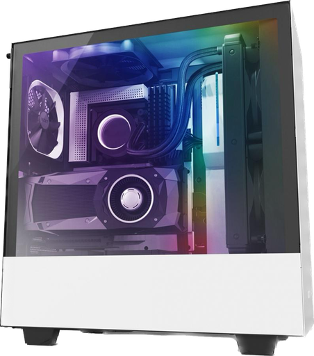 1390-NZXT H510 BLACK/WHITE MID TOWER CASING