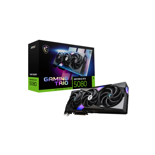 Thumbnail-MSI Geforce RTX 5080 Gaming Trio OC 16GB GDDR7X Graphics Card