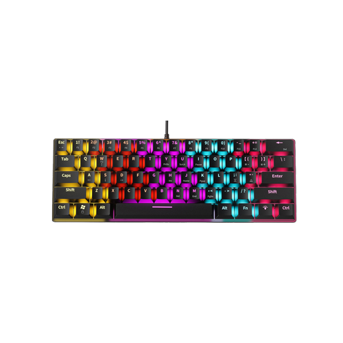 4173-Armageddon MKA 1C Neo Black Clicky RGB Mechanical Keyboard