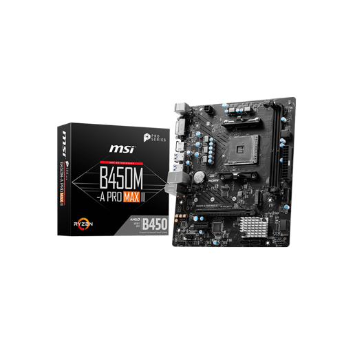 4023-MSI B450M A PRO MAX II MOTHERBOARD