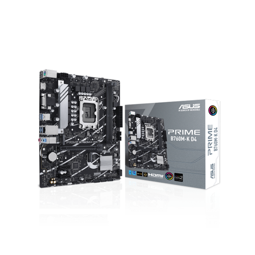 4223-Asus Prime B760M-K DDR4 Motherboard